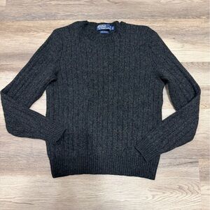 Ralph Lauren Dark Gray Sweater 100% cashmere